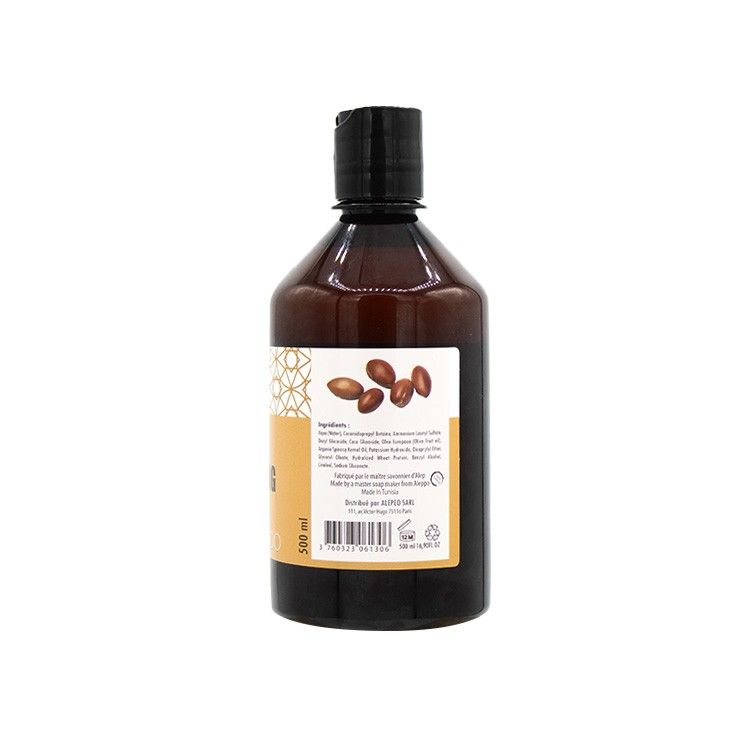 Champú natural de Alepo con Aceite de Argán (500ml)