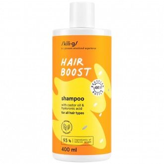 Champú Hair Boost con aceite de ricino