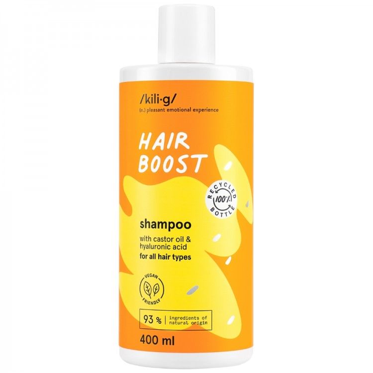 Champú Hair Boost con aceite de ricino