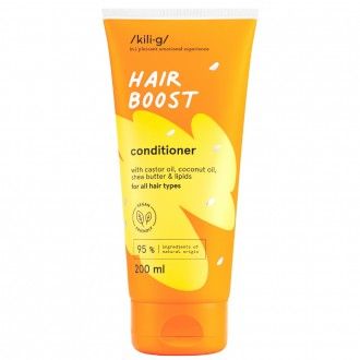 Acondicionador Hair Boost con aceite de ricino