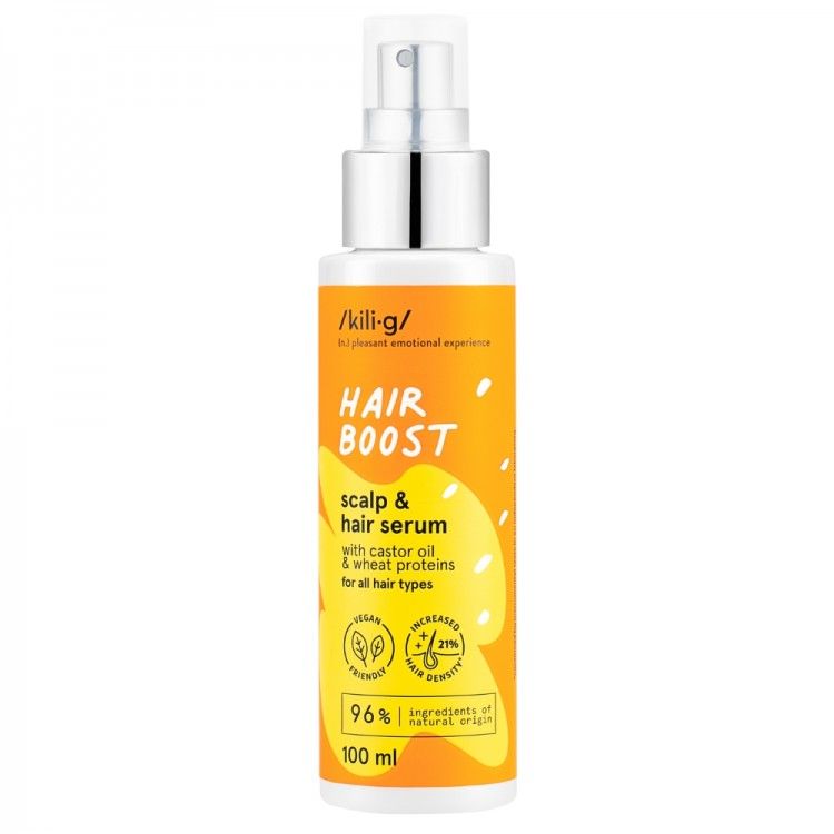 Serum Hair Boost con aceite de ricino