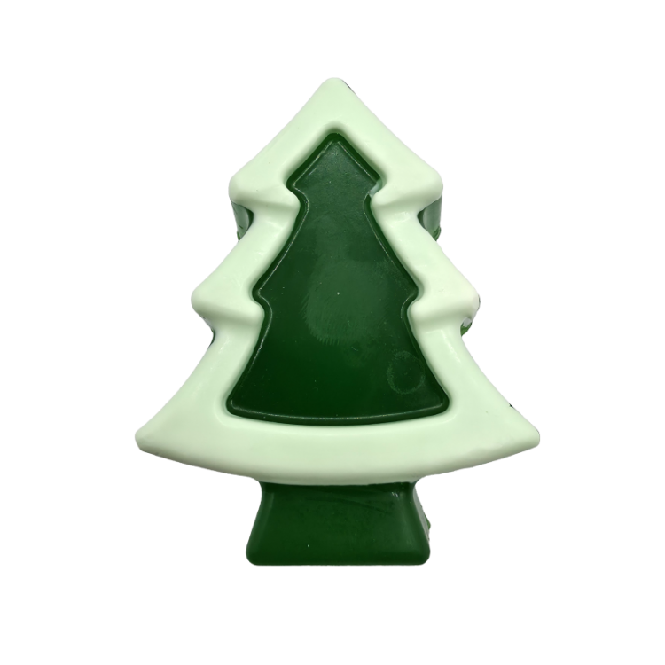 Jabón de Navidad Abeto Verde y Blanco