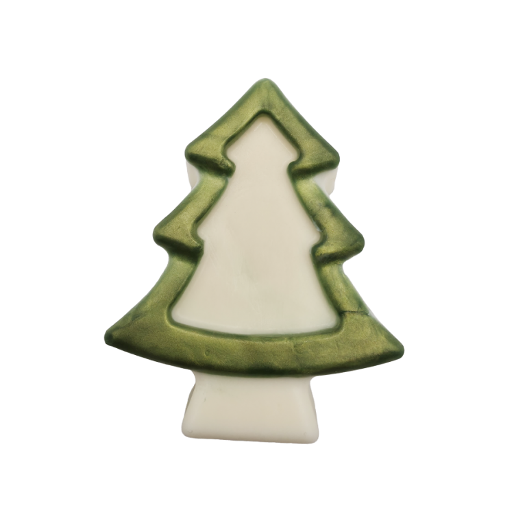 Jabón Navidad Abeto Blanco y Verde
