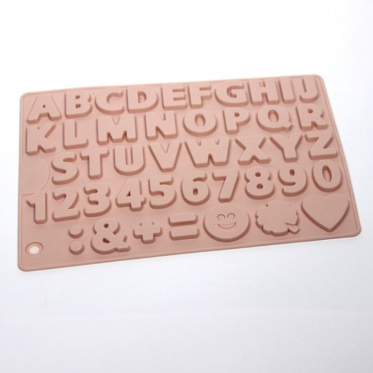 Molde Jabón Letras y Números