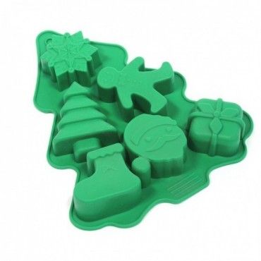 Molde Jabón Figuras de Navidad