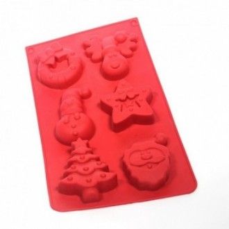 Molde Jabón Figuras Navidad