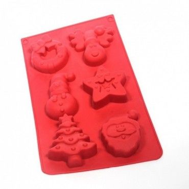 Molde Jabón Figuras Navidad