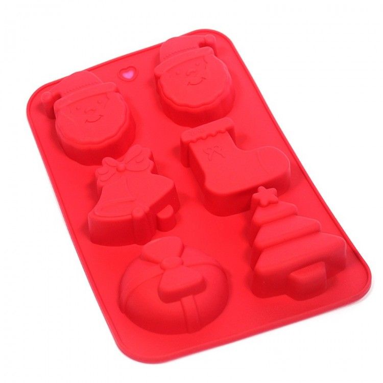 Molde Jabón Figuras Navidad 4