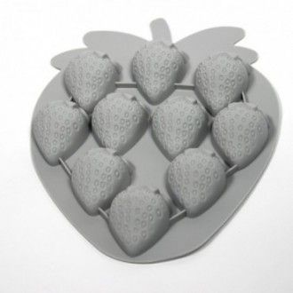 Molde Silicona Fresas