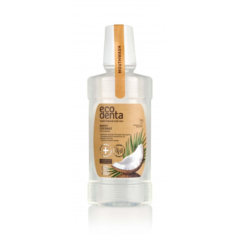 Enjuague bucal organico coco menta Ecodenta 250ml botella