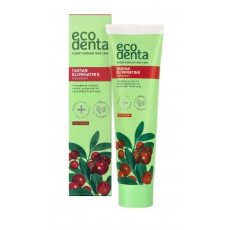 Pasta de dientes anti sarro extracto arandano menta Ecodenta 100ml caja