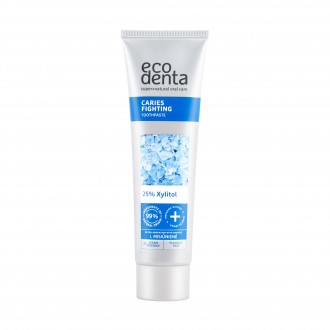 Pasta de dientes anticaries 25% xilitol lima cilantro Ecodenta 100ml tubo