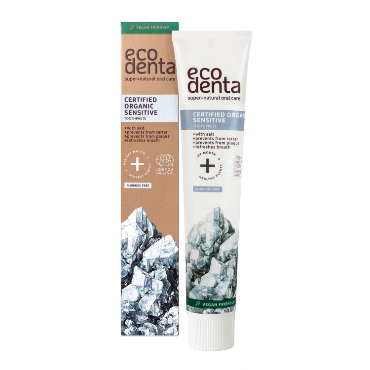 Pasta de dientes orgánica sensibilidad Ecodenta 75ml caja