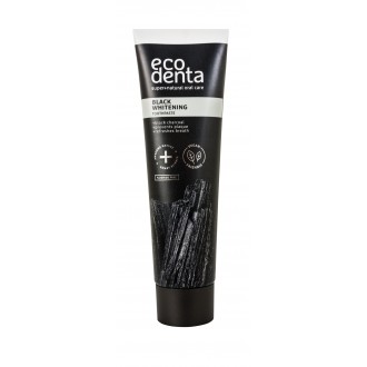 Pasta de dientes blanqueadora negra carbon activo Ecodenta 100ml tubo