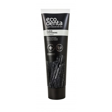 Pasta de dientes blanqueadora negra carbon activo Ecodenta 100ml tubo