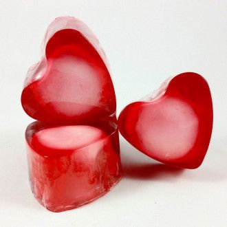 Jabón forma corazón Cereza