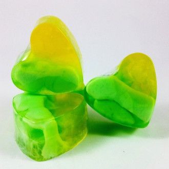 Jabón forma corazón Jugo Manzana