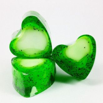 Jabón forma corazón Kiwi