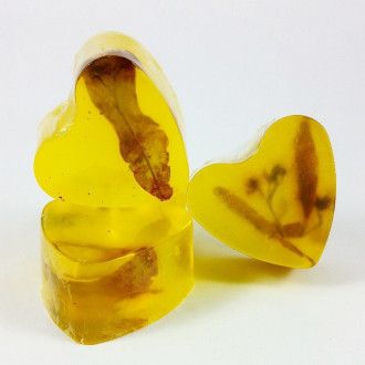 Jabón forma corazón Flor de Tilo