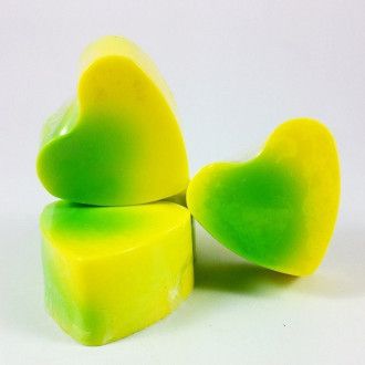 Jabón forma corazón Melón