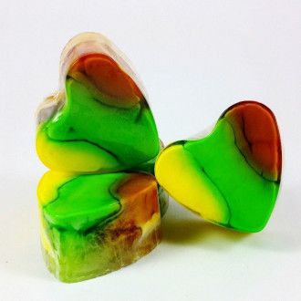 Jabón forma corazón Piña