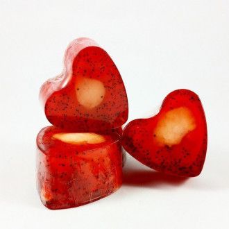 Corazón Jabón Fresa