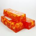 Barra jabón de glicerina naranja