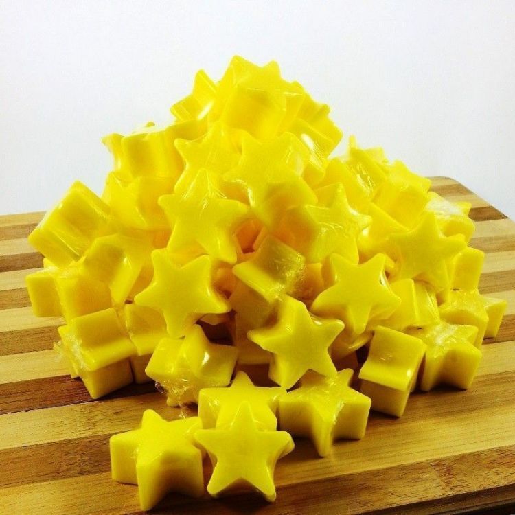 Jabón forma estrellas (plátano)