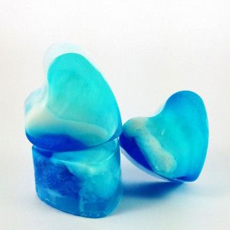 Jabón forma corazón Blue Diamond