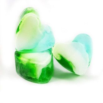Jabón forma corazón Menta
