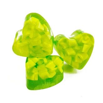 Jabón forma corazón Uva
