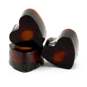 Jabón forma corazón Chocolate