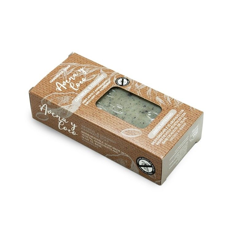 Pastilla de jabón avena y coco