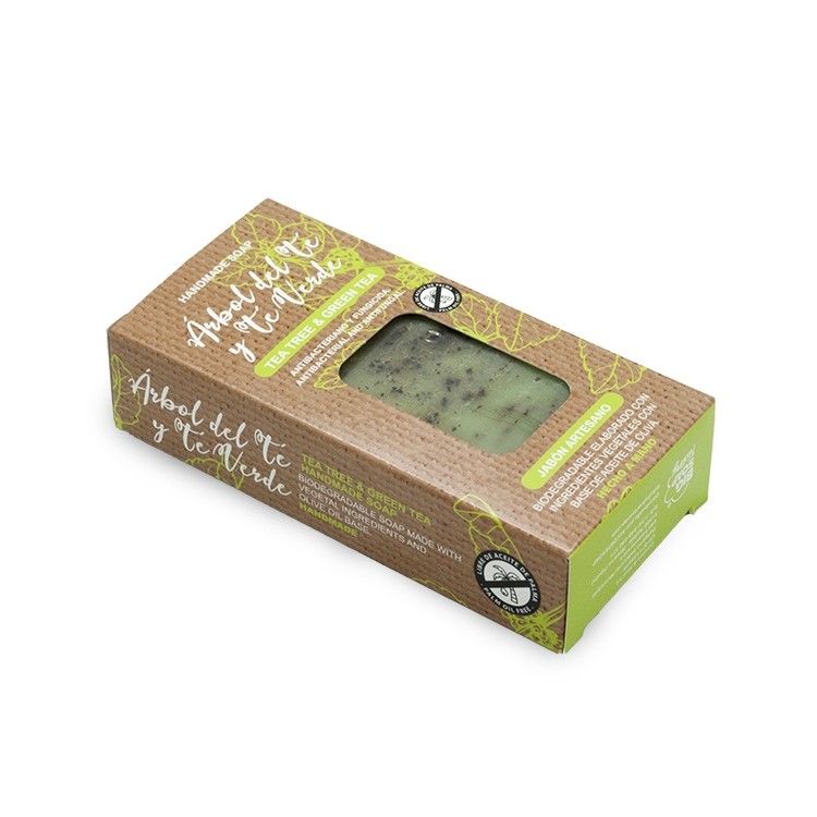 Pastilla de jabón árbol del té y té verde