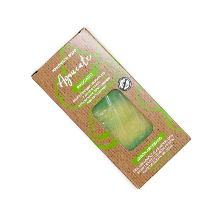 Pastilla de jabón con aguacate