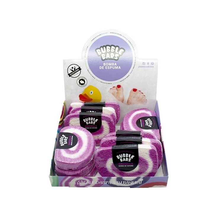 Bomba espuma grosella (6ud)