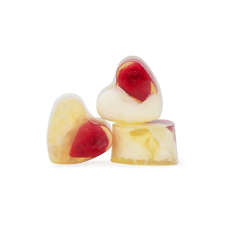 Jabón forma corazón Strawberry & Cream