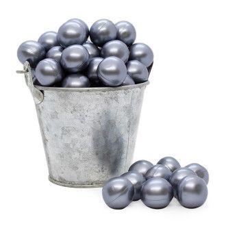 Perla de baño gris nacarado (100ud)