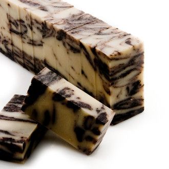 Jabón en barra con chocolate