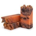 Pastilla de jabón de canela y naranja
