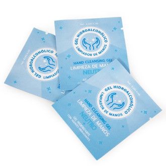 Sachet Monodosis Gel Hidroalcohólico 3ml (Caja 100 unidades)