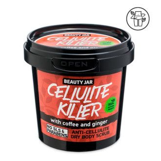 Exfoliante corporal seco anticelulítico - Café y jengibre