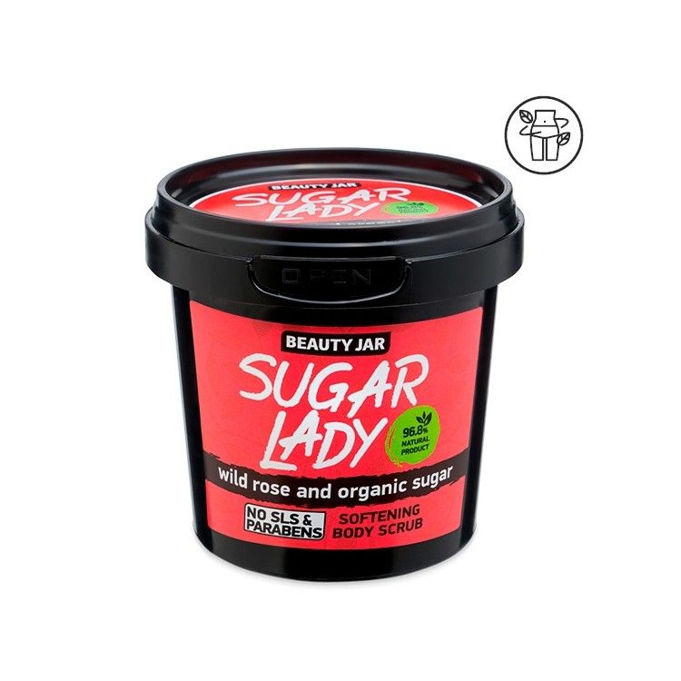 Exfoliante corporal suavizante - Rosa silvestre y azúcar