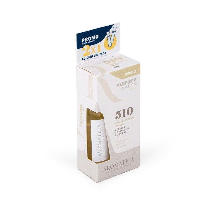 Perfume Roll-On 510 (Cítrica, Aromática, Fougére)