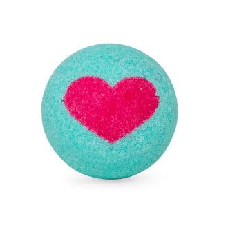 Bola de baño San Valentín (Azul - Roja)