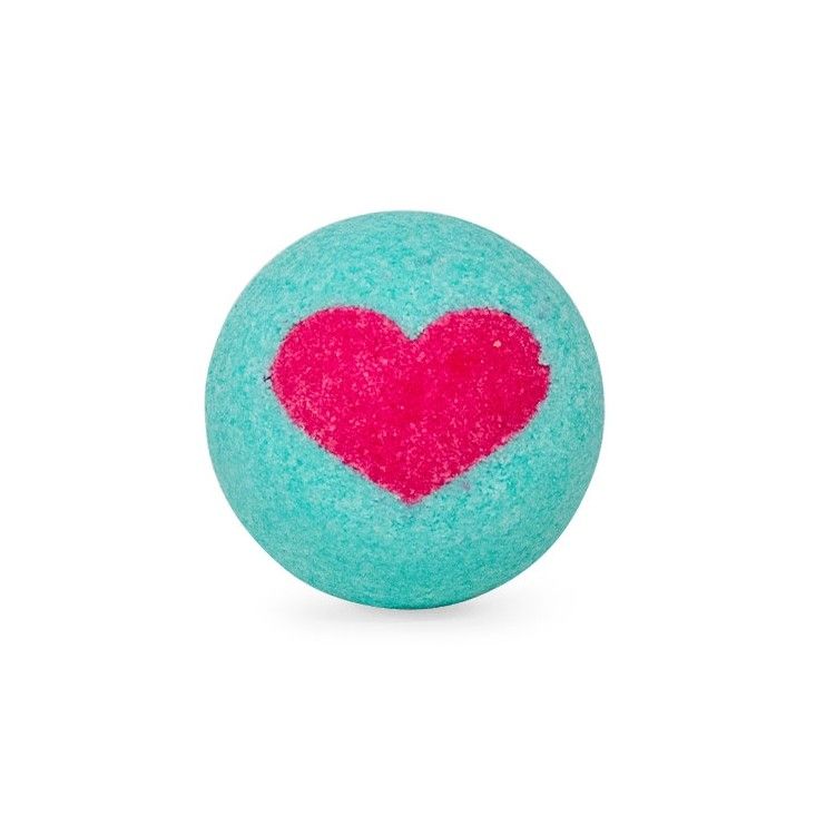 Bola de baño San Valentín (Azul - Roja)