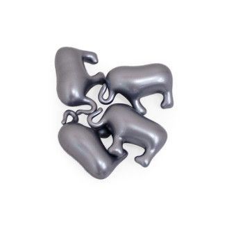 Perla de baño elefante gris (100ud)