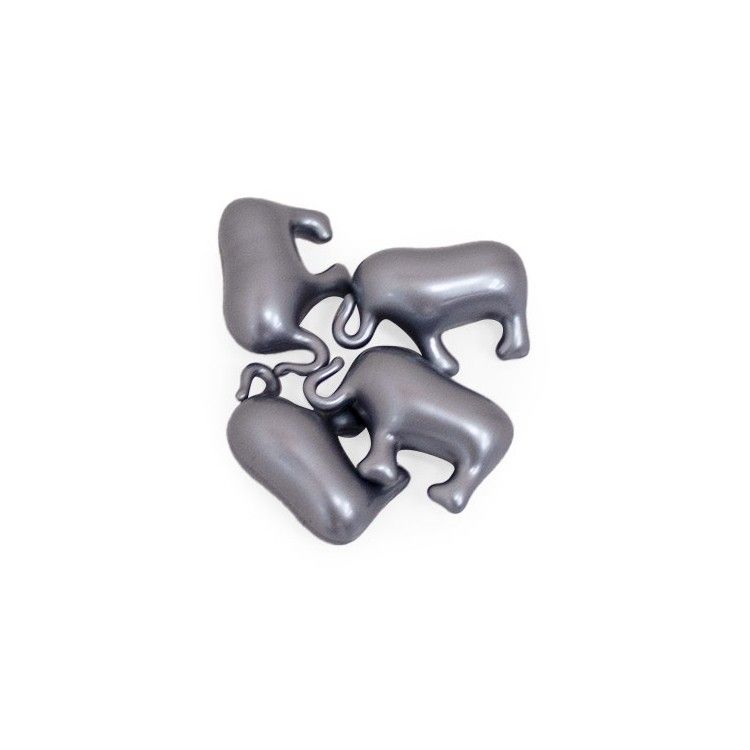 Perla de baño elefante gris (100ud)