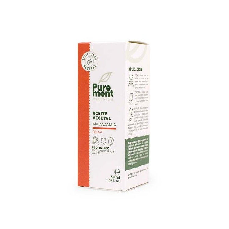 Aceite vegetal de Macadamia ECO 50ml