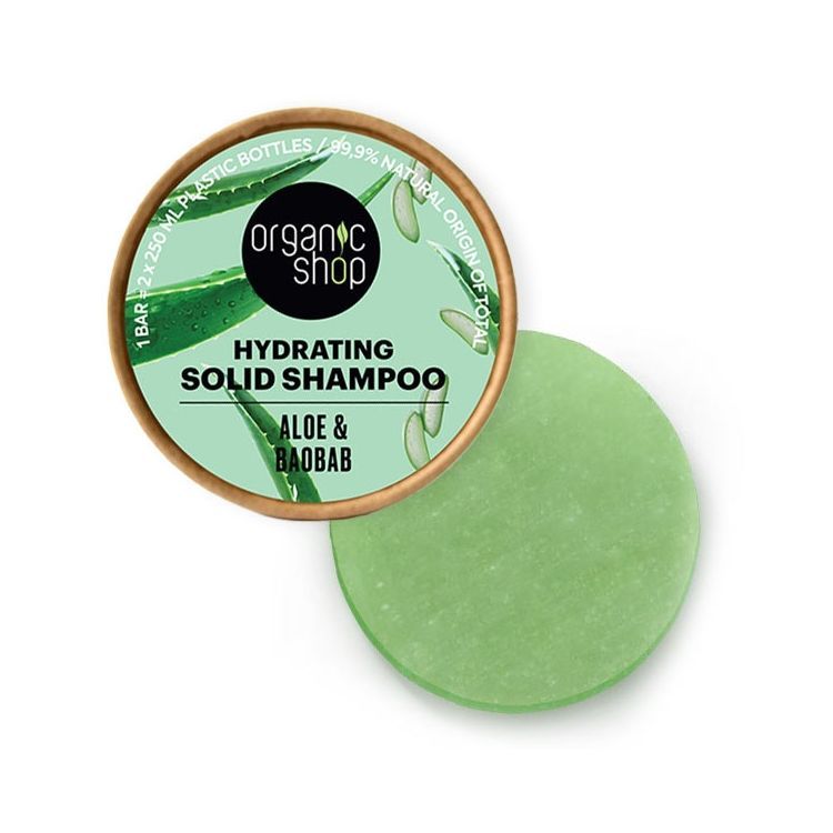Champú sólido Hidratante Aloe y baobab